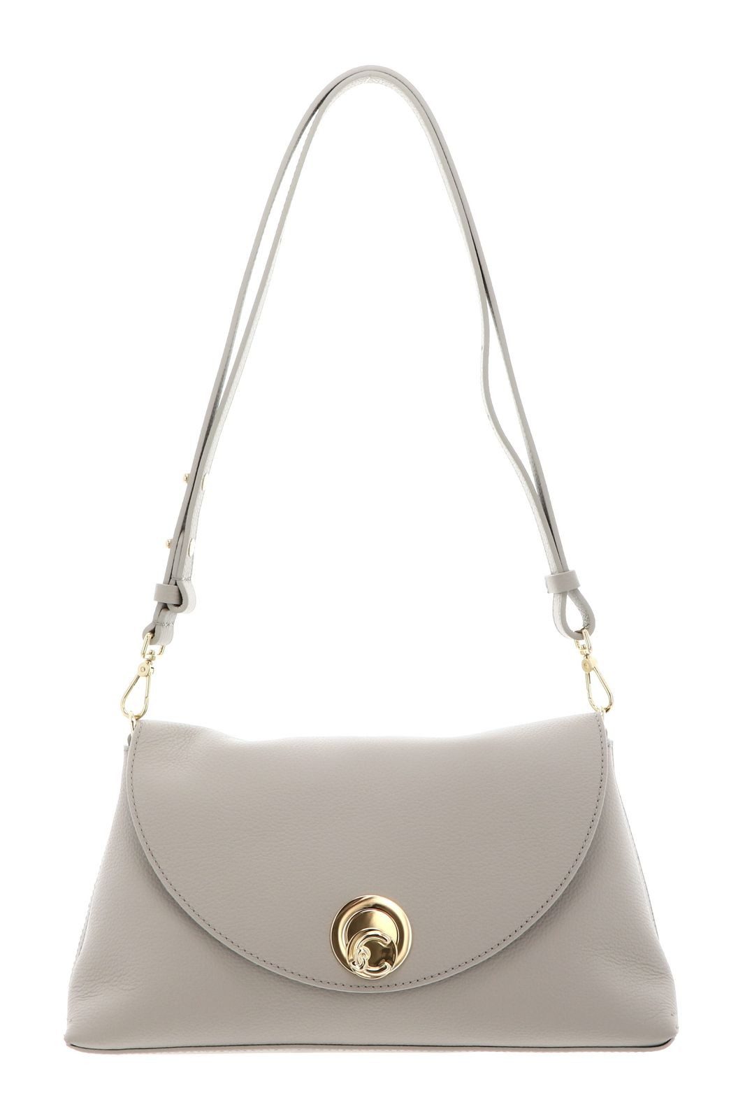 COCCINELLE Schultertasche Handbag Double Grainy Leather, aus echtem Rindsleder