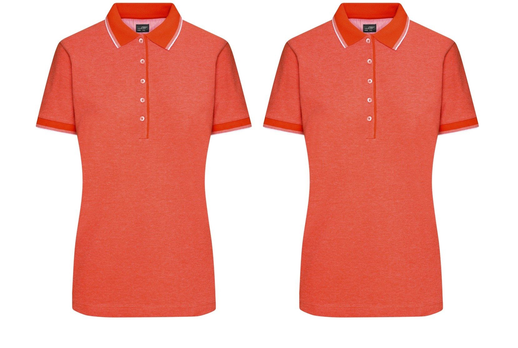 James & Nicholson Poloshirt Doppelpack Damen Polo in trendiger bicolor-Opti günstig online kaufen