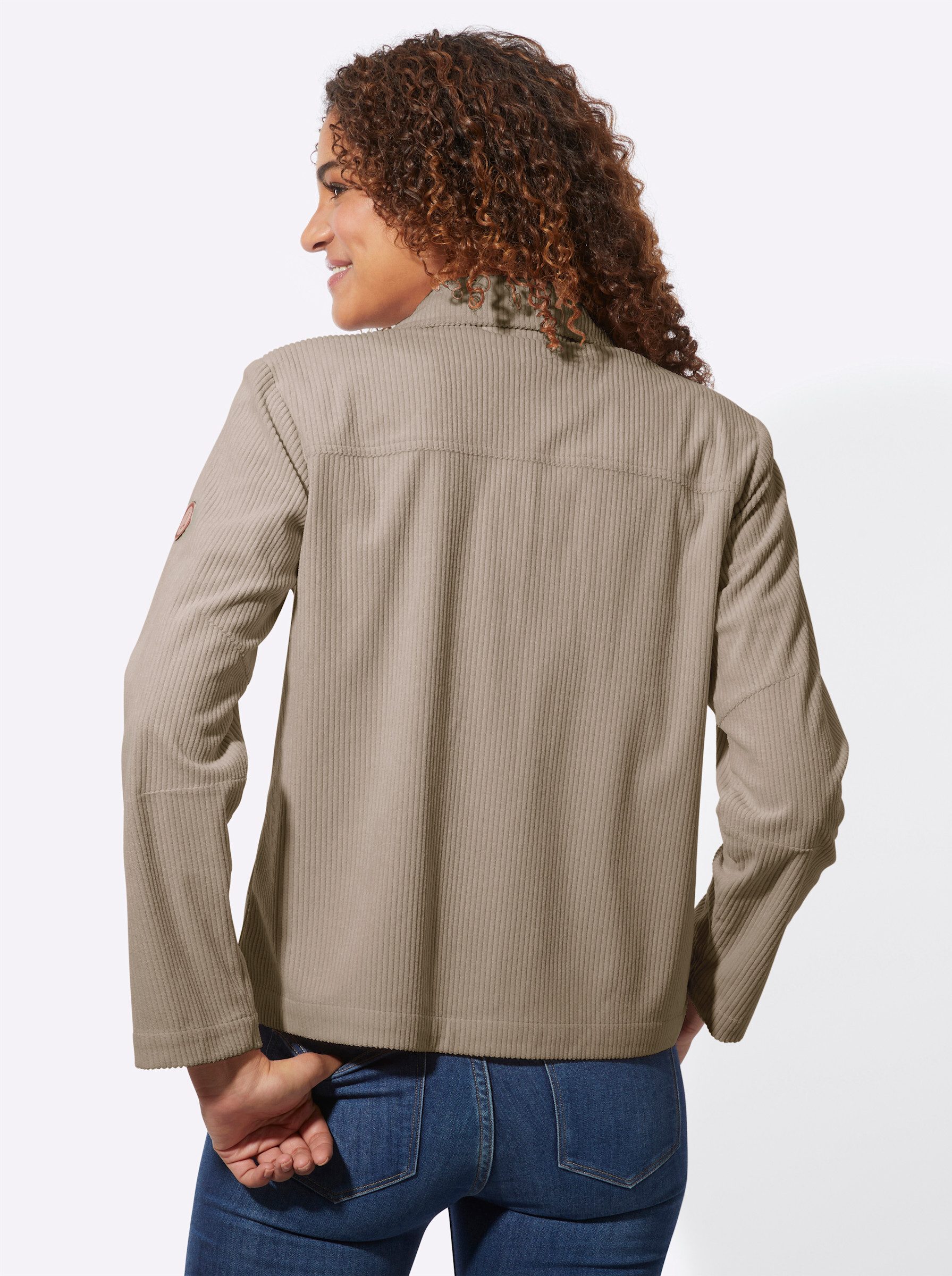 Witt Blusenblazer Cord-Blazer Langarm günstig online kaufen