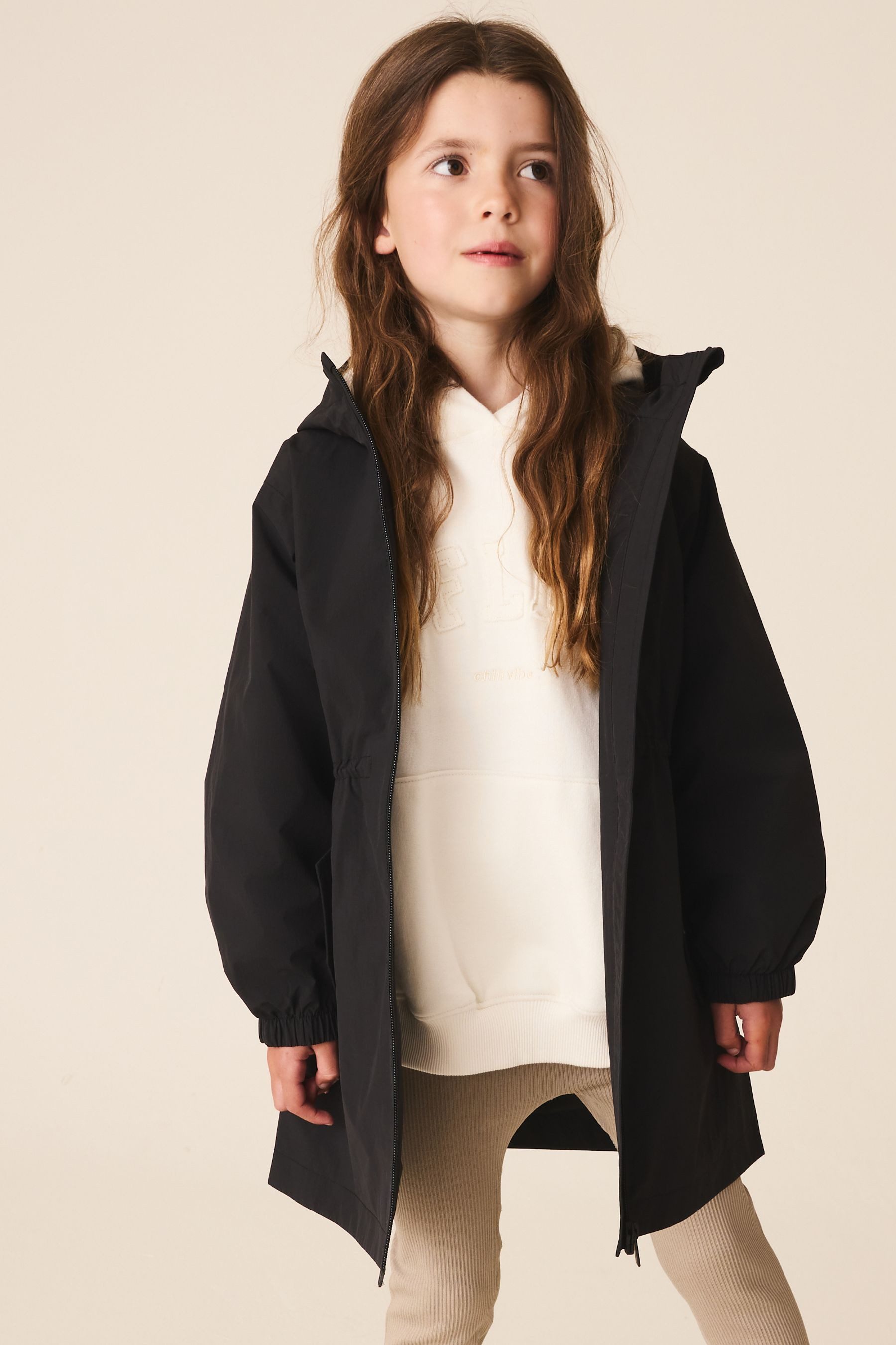 Regenjacke Wasserabweisender Regenmantel mit Fleecefutter