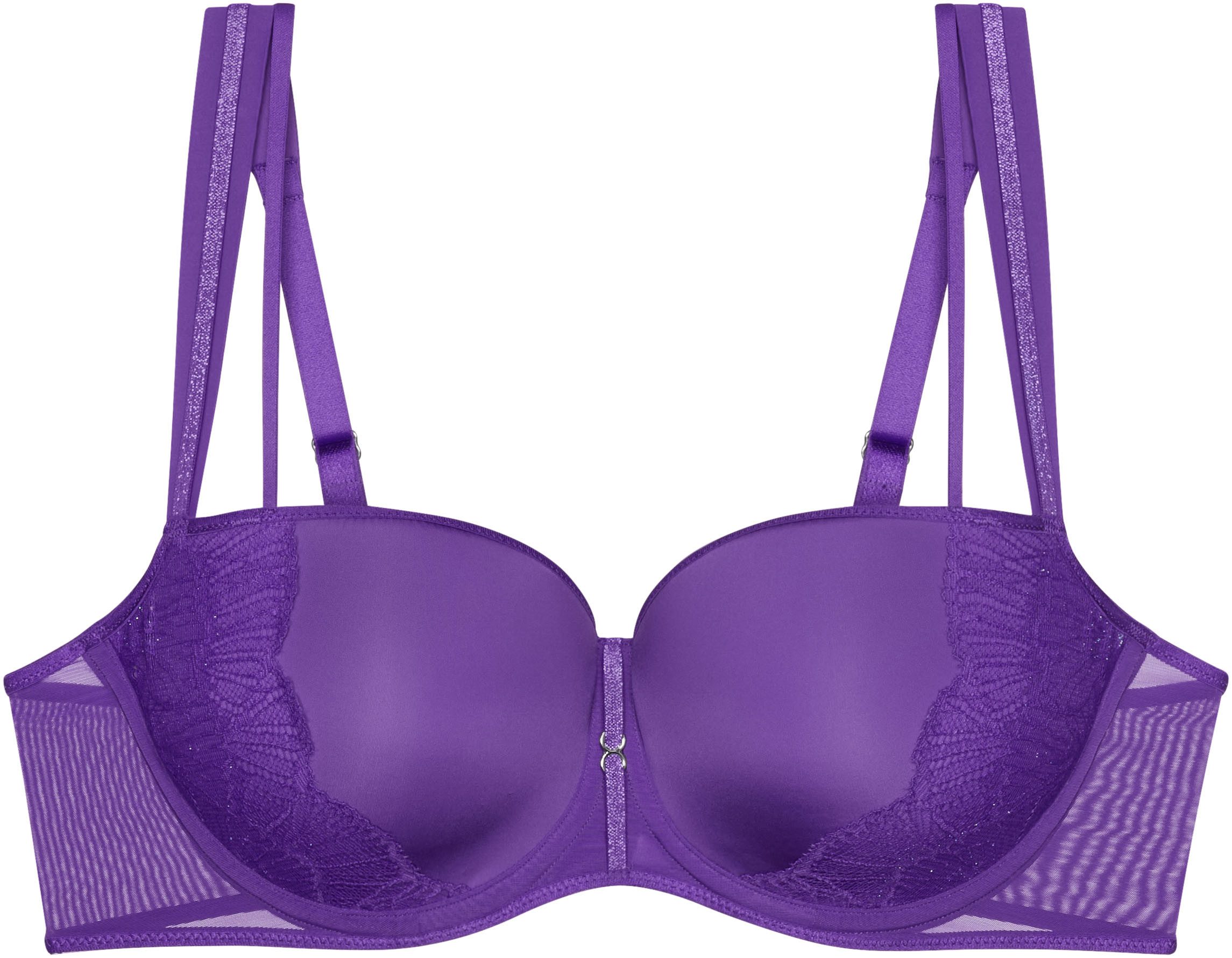 Triumph Balconette-BH Palina Moonlight Kiss Triumph x Palina Rojinski, gefütterte Spacer-Cups, Spitze, Glitzergarn – Bild 2 von 5