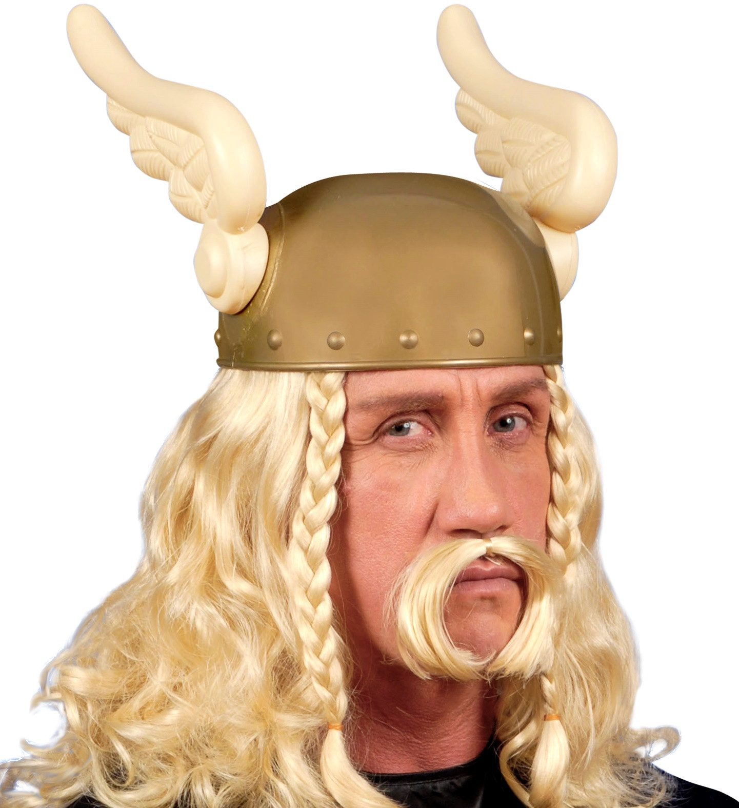 Widmann S.r.l. Kostüm Gallier Helm mit Flügeln, Gold