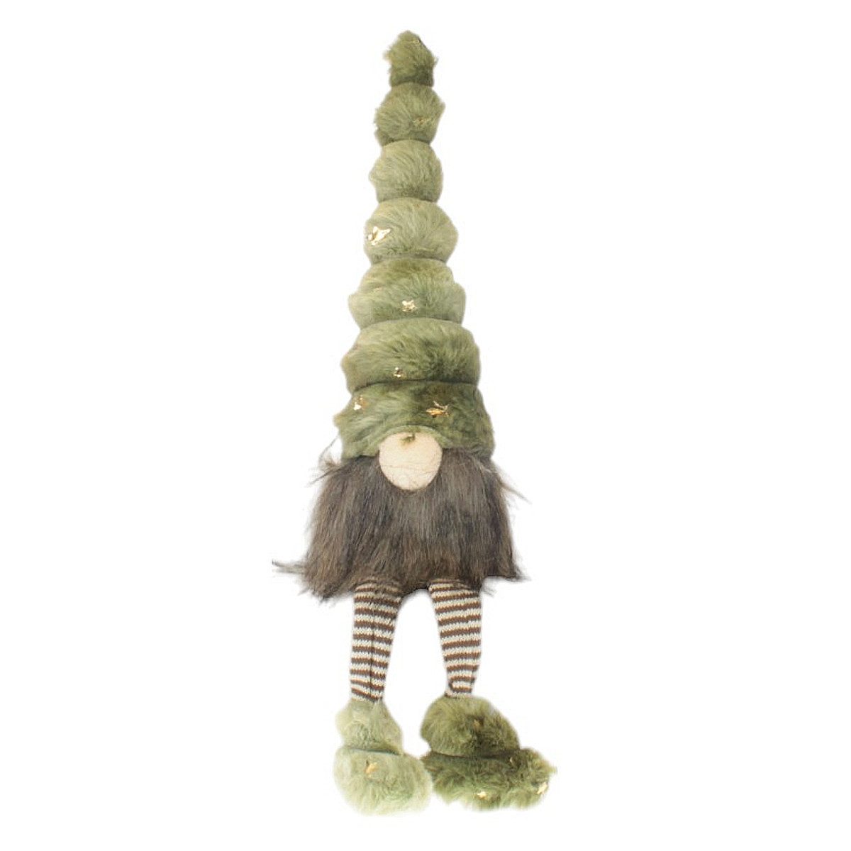 Macosa Home Kantenhocker Weihnachtswichtel 42 cm Stoff vers. Farben Dekowichtel Dekofigur (Weinachten Dekoration Weihnachtsdeko), Figur Weihnachtsmann Wichtel m – Bild 4 von 5