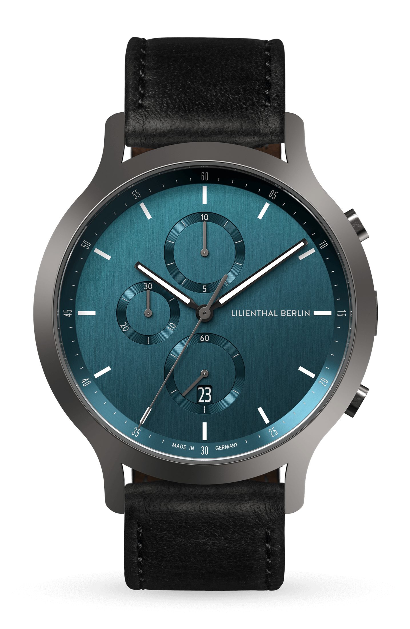 Lilienthal Berlin Chronograph »Chronograph Myth Leder Schwarz«