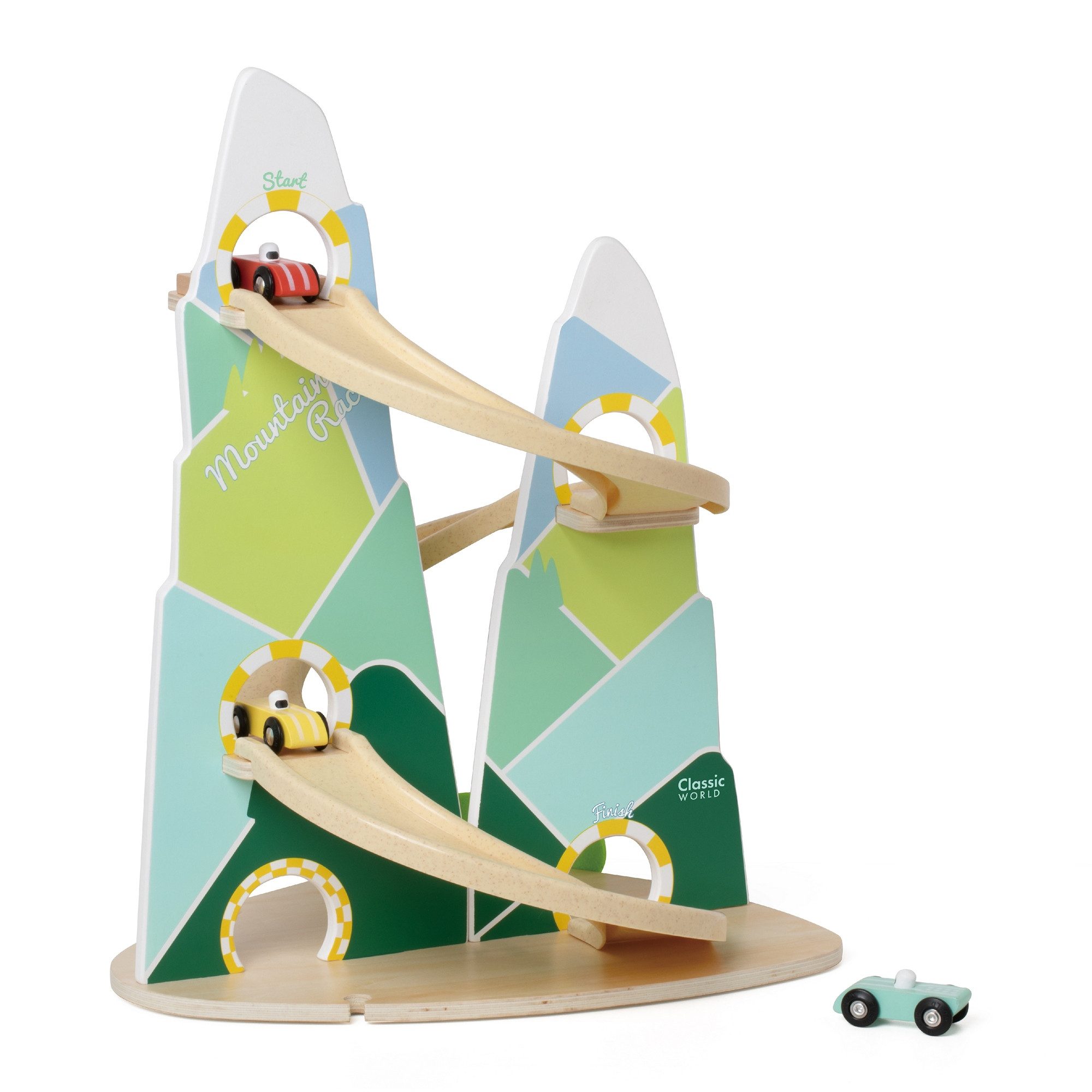 Classic World Autorennbahn Classic World - Rampenrenner Berge - 45,1x34,9x47,2cm - ab 18 Monaten
