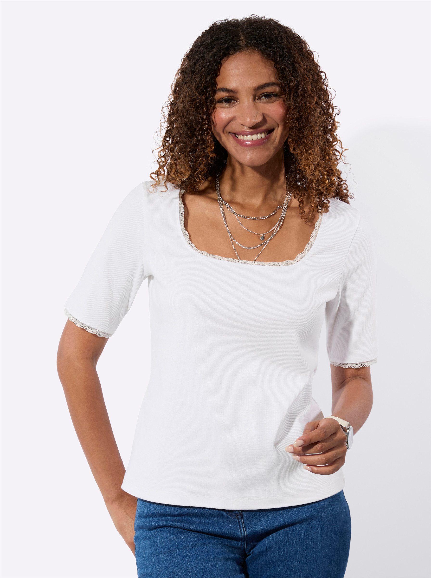 Witt T-Shirt Spitzenshirt . günstig online kaufen