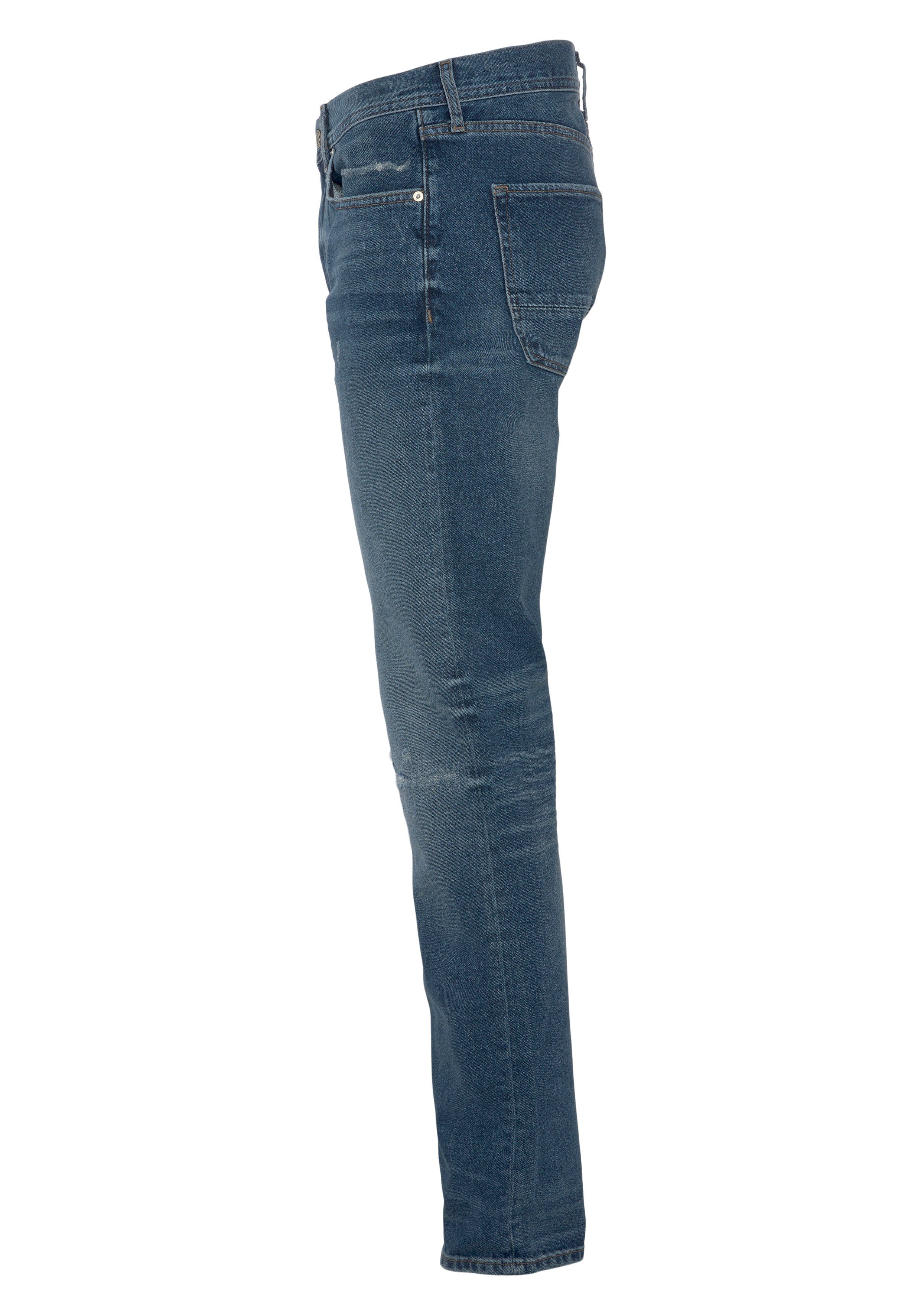 Tommy Hilfiger am Riss mit Knie Destroyed-Jeans STRAIGHT REPAIR four y.repai linken 4YRS DENTON STR