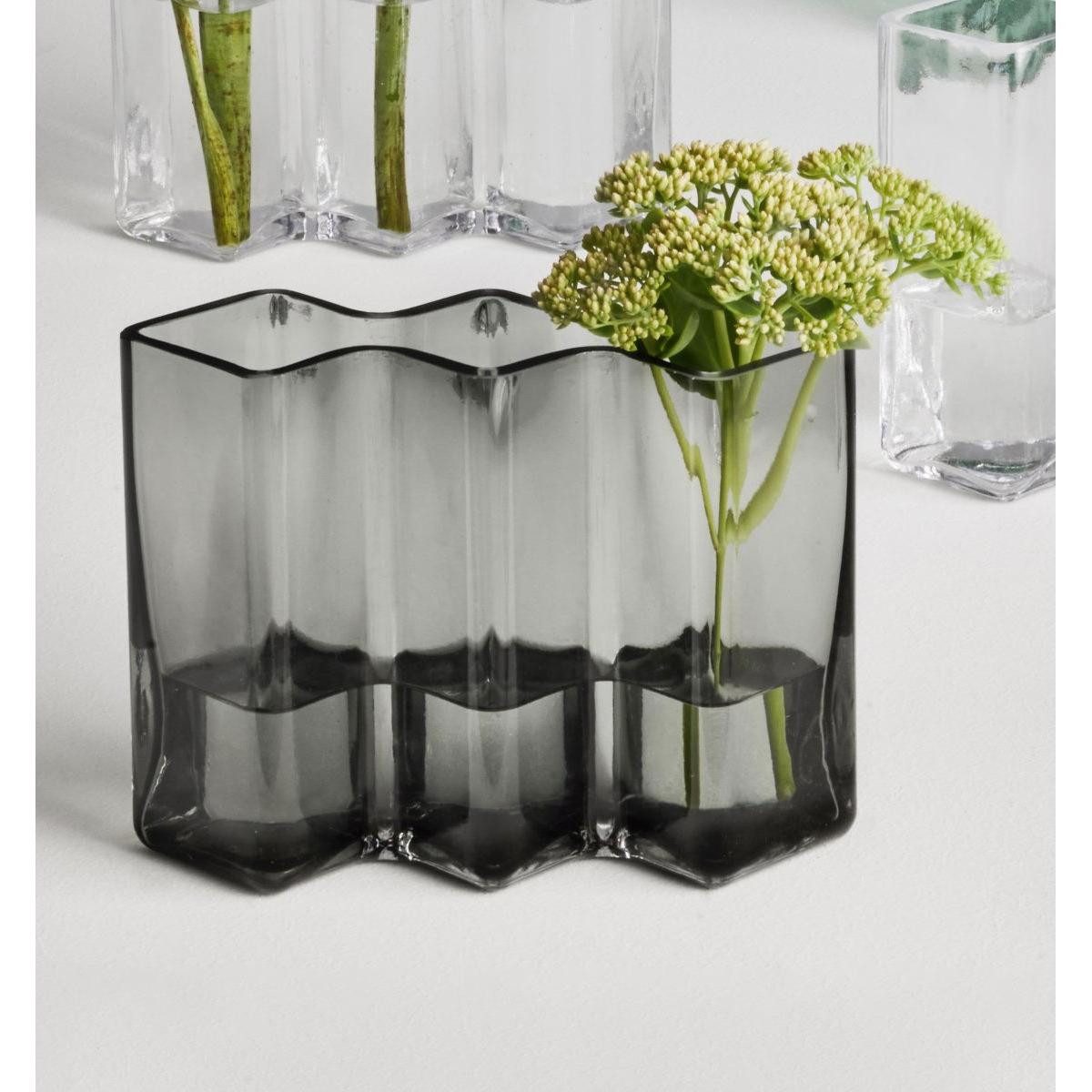 Born in Sweden Dekovase Vase Row Grau (3 Kammern)