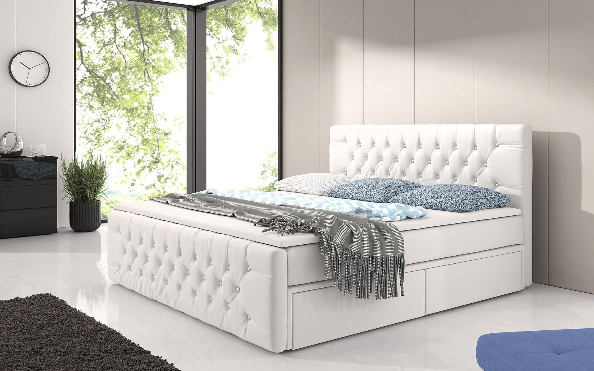 Baidani Boxspringbett Bellissimo, mit 4 Schubladen günstig online kaufen