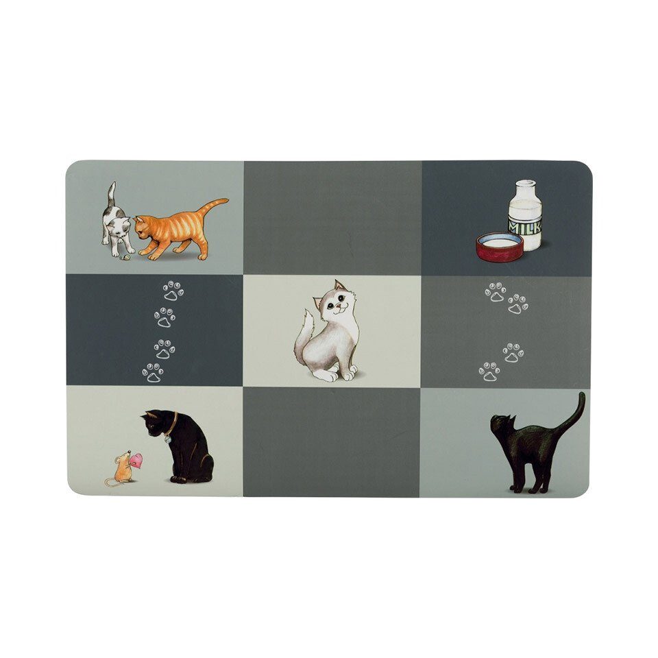 TRIXIE Napfunterlage Napfunterlage Patchwork Cat