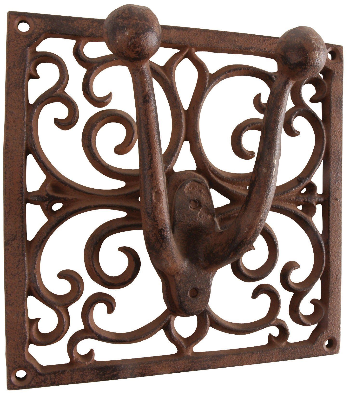 esschert design Wandhaken Gartengeräte Aufbewahrung Haken Garten Garderobenhaken Wandgarderobe, (1 x Haken)