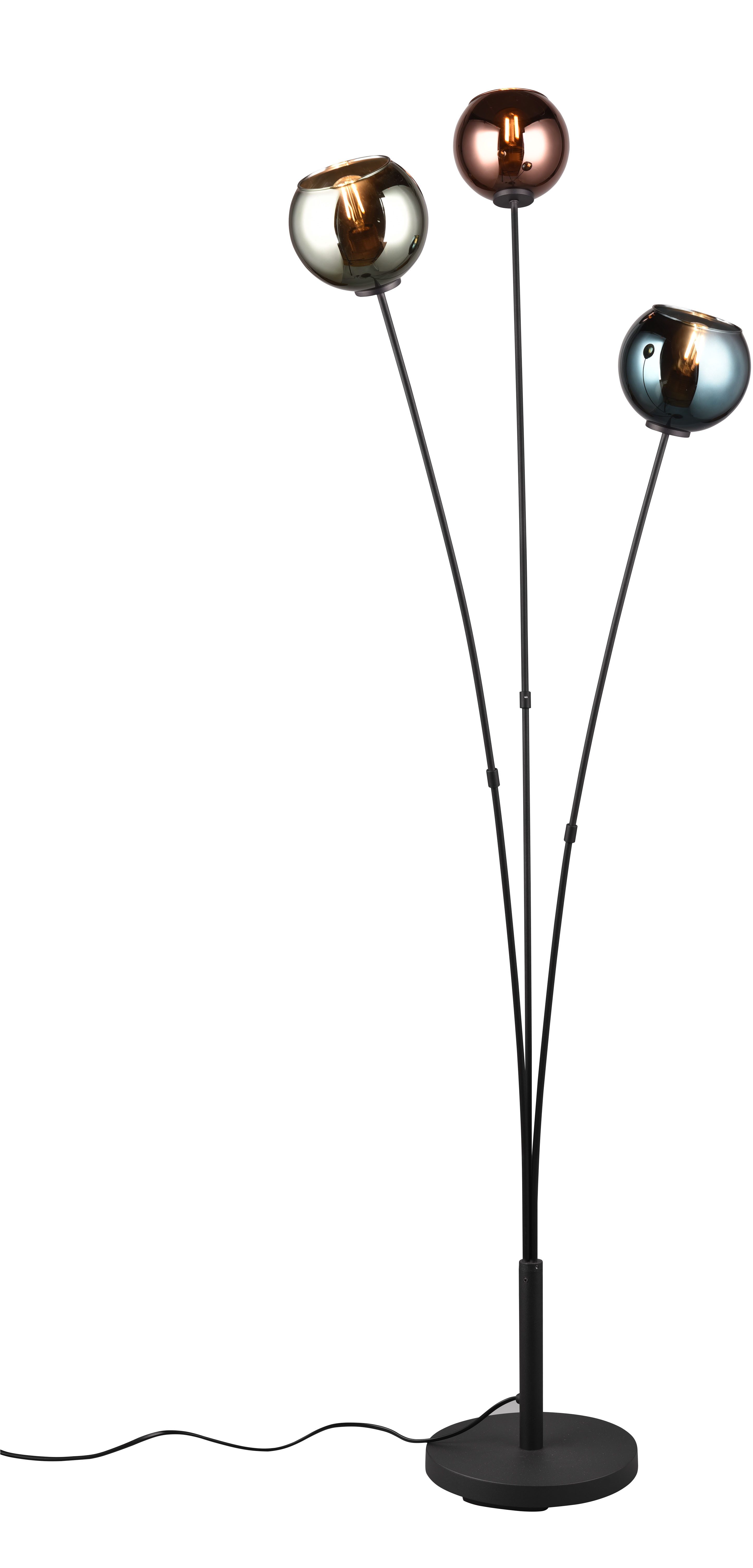 Reality Leuchten Stehlampe SHELDON, Stehleuchte 3-flammig exkl 3x E14 max 1 günstig online kaufen