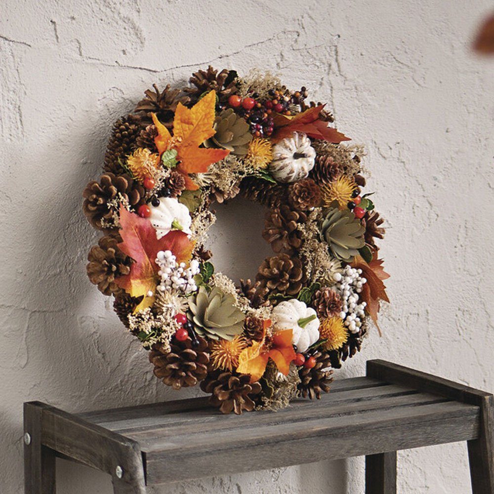 Home-trends24.de Dekokranz Kranz Herbst Herbstkranz Dekokranz günstig online kaufen