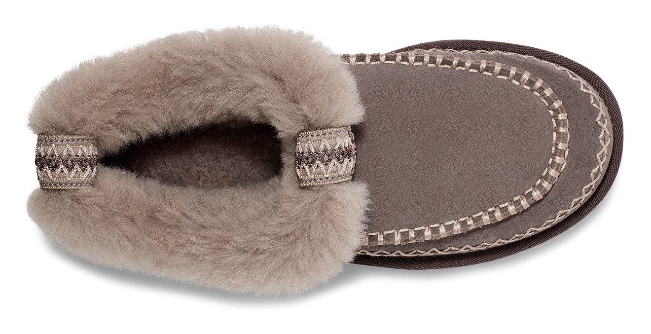 UGG CLASSIC ULTRA MINI ALPINE Schlupfboots, Hausschuh, Mule, Winterboots mit gepolstertem Fußbett