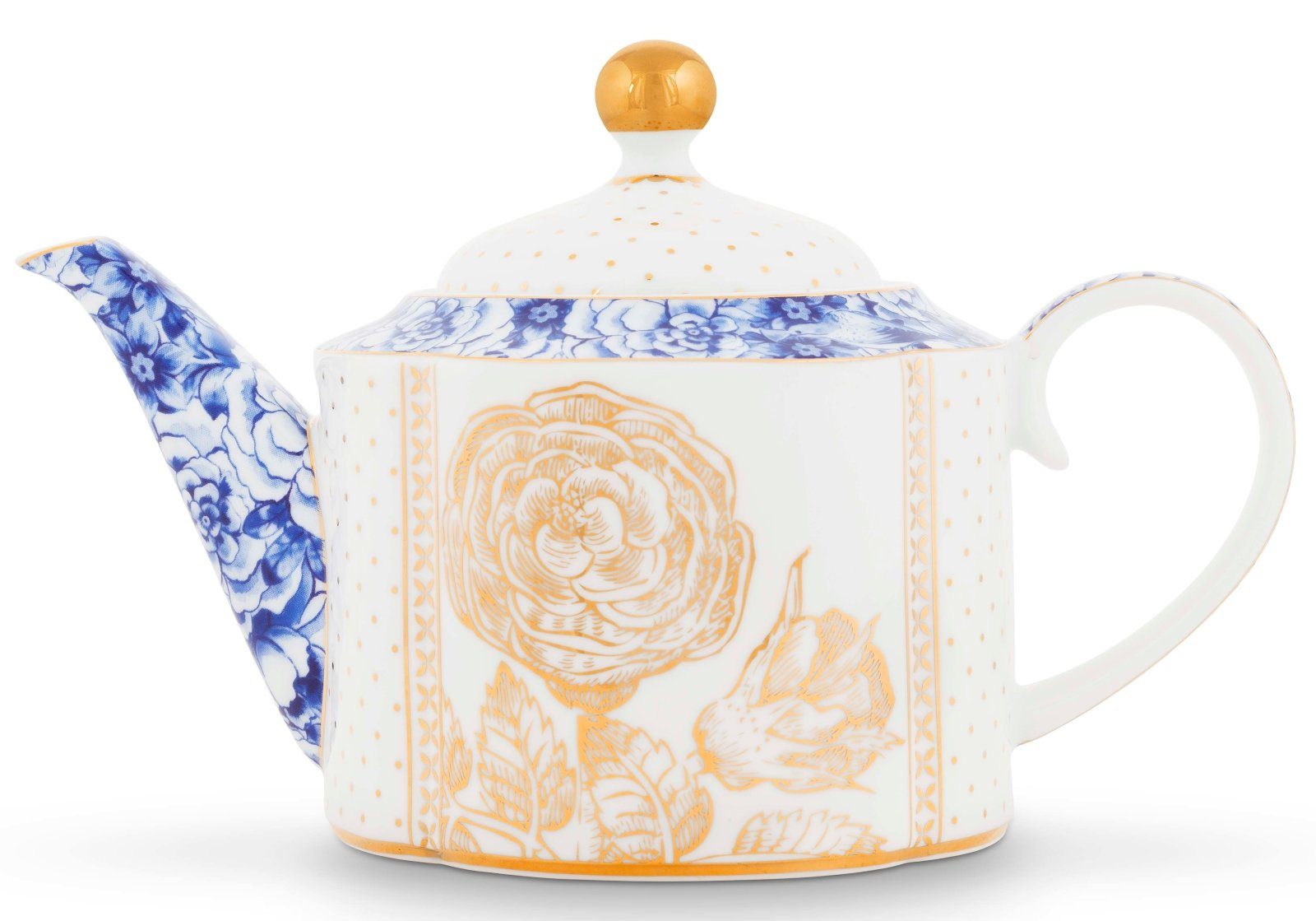 PiP Studio Teekanne Royal White Teekanne klein 0,9 l, Teapot Small Royal White 900ml