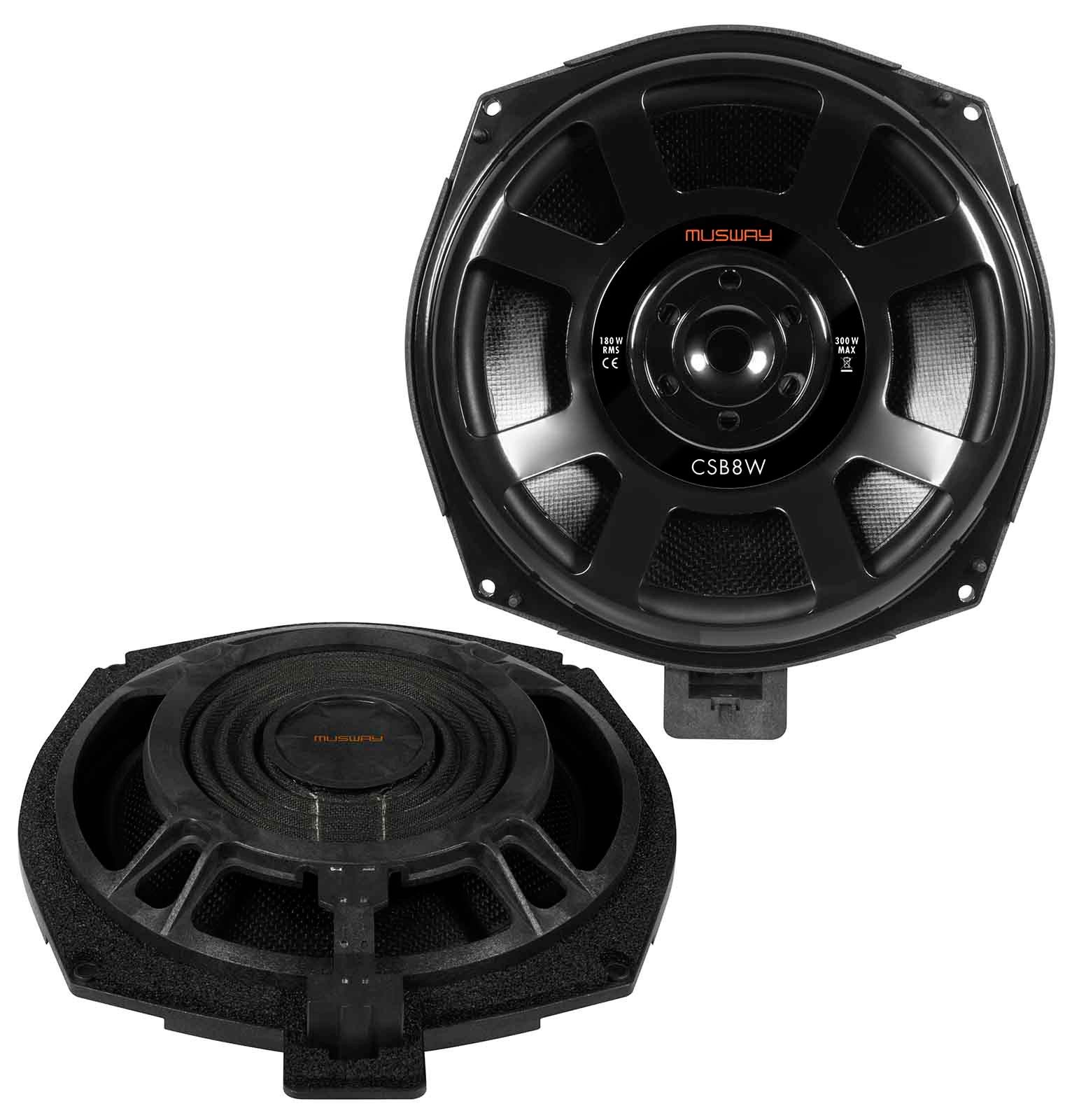 Musway Musway CSB8W, 20 CM (8) SUBWOOFER PAAR FÜR BMW E / F / G MODELLE Auto-Lautsprecher (180 W)