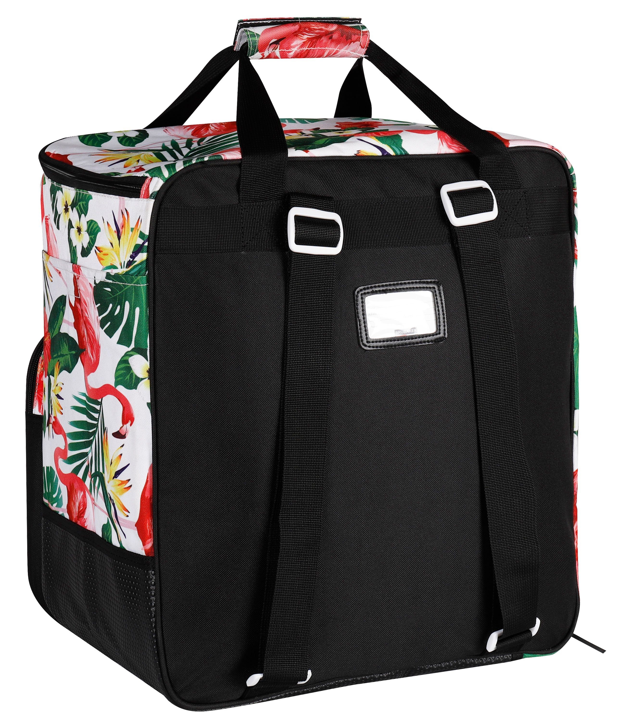 BRUBAKER Sporttasche Skischuhtasche, Skitasche für Skistiefel (1-tlg., reißfest und nässeabweisend), Komfort Stiefeltasche mit Rucksackfunktion für Skischuhe