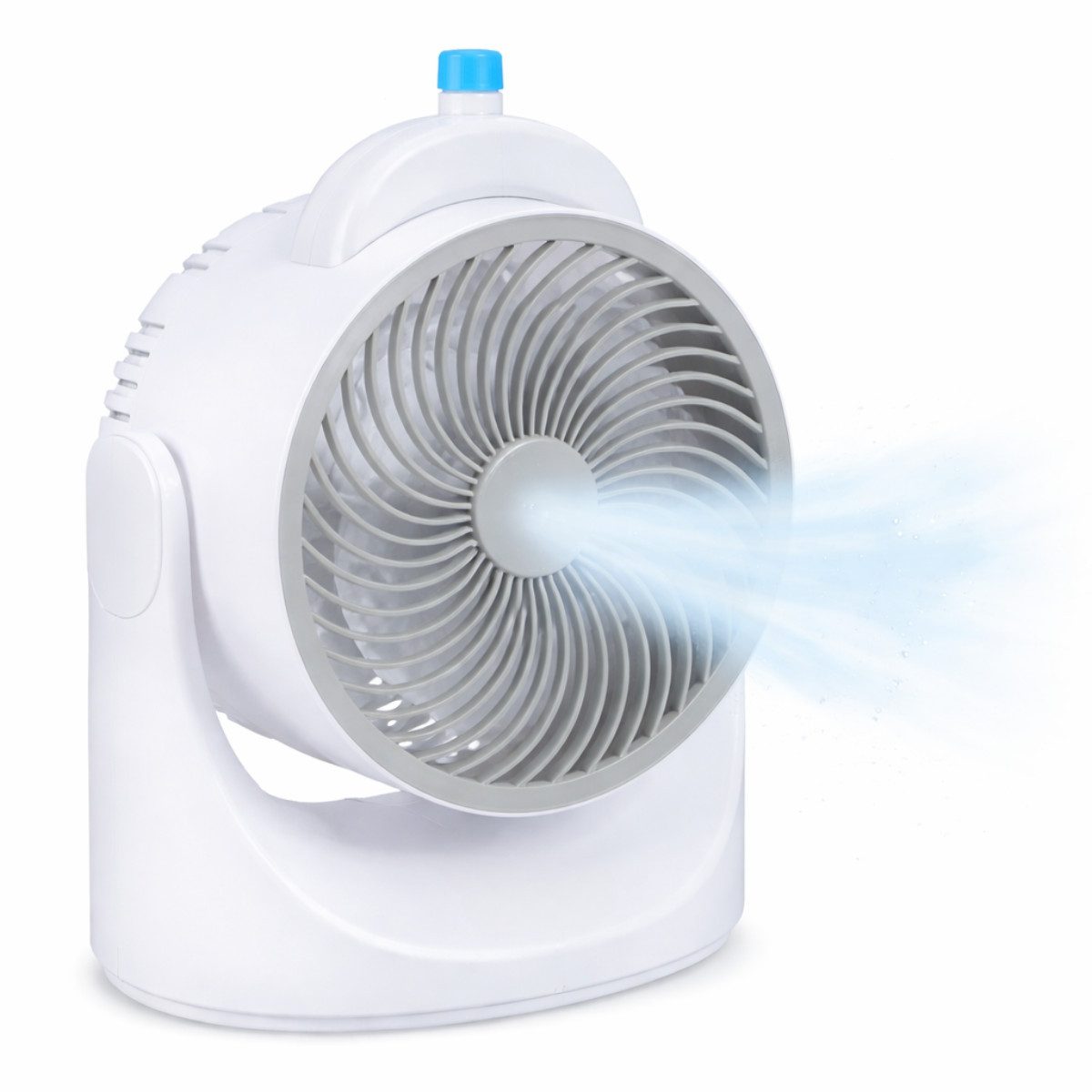 Lifetime Standventilator Mini Tischventilator mit Kühlelement - Verstellbar