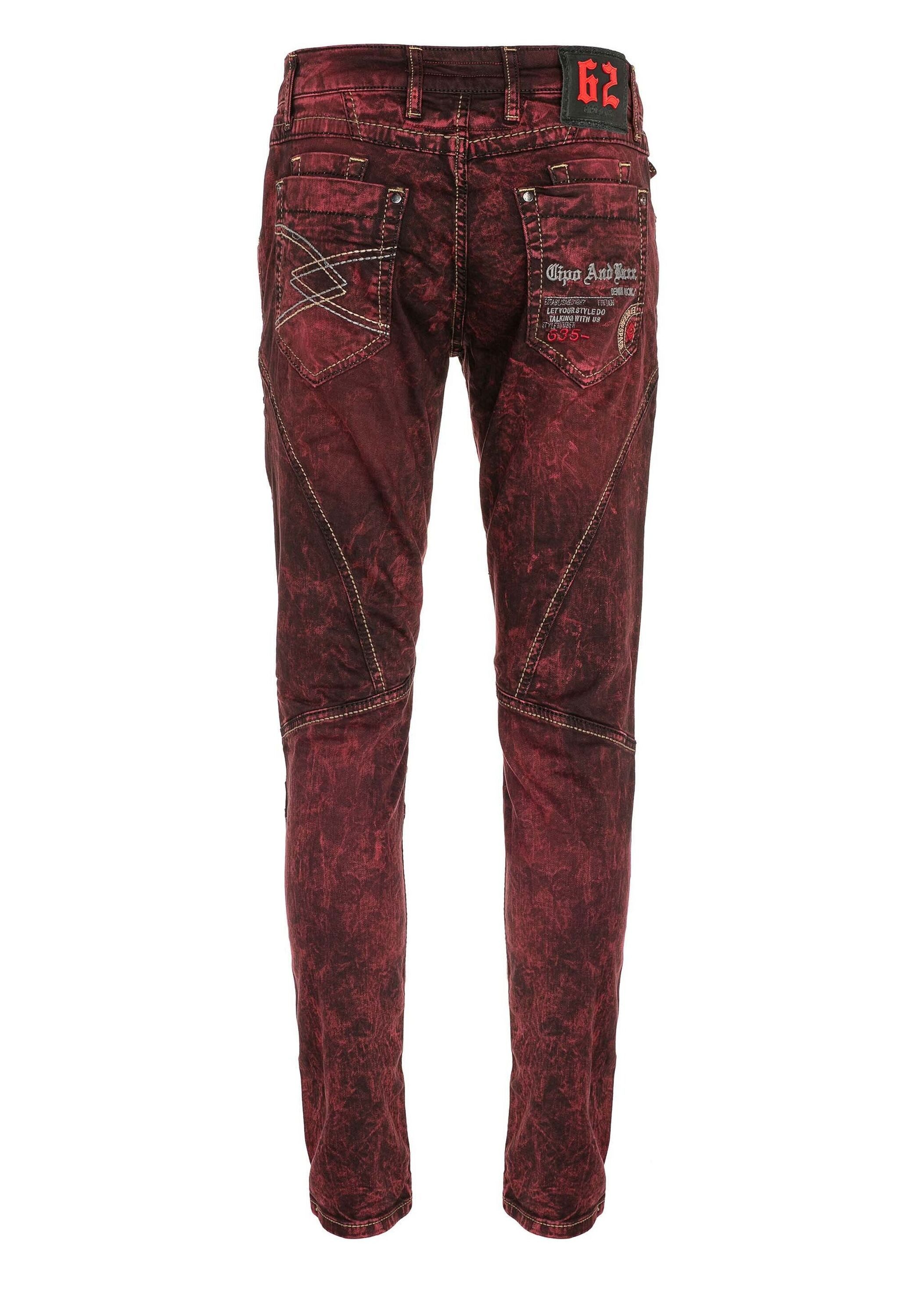 Cipo & Baxx Slim-fit-Jeans Jeans im Antique-Look, CD-479
