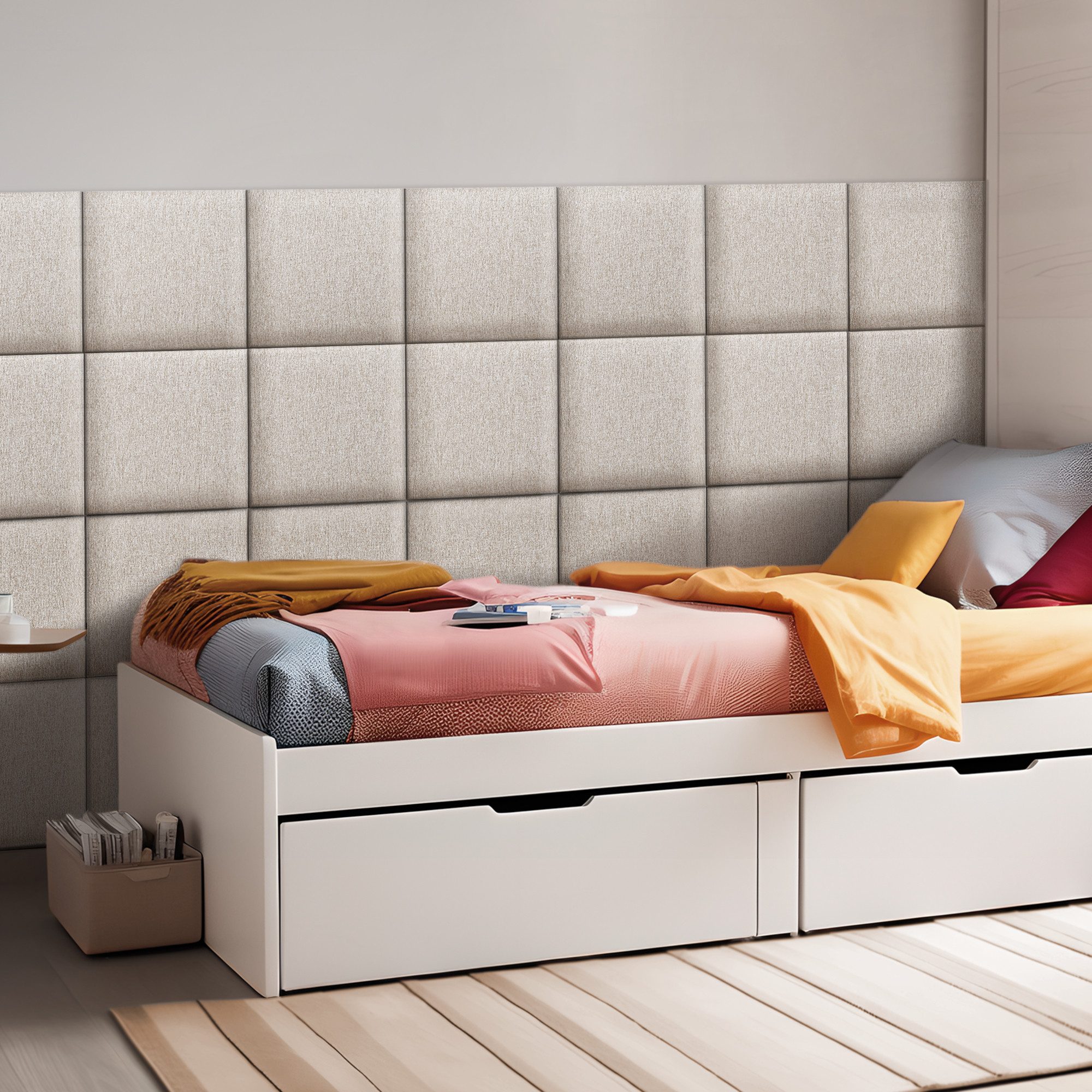 neu.haus Wandpolster, (Set, 4 Stück), »Carpino« günstig online kaufen