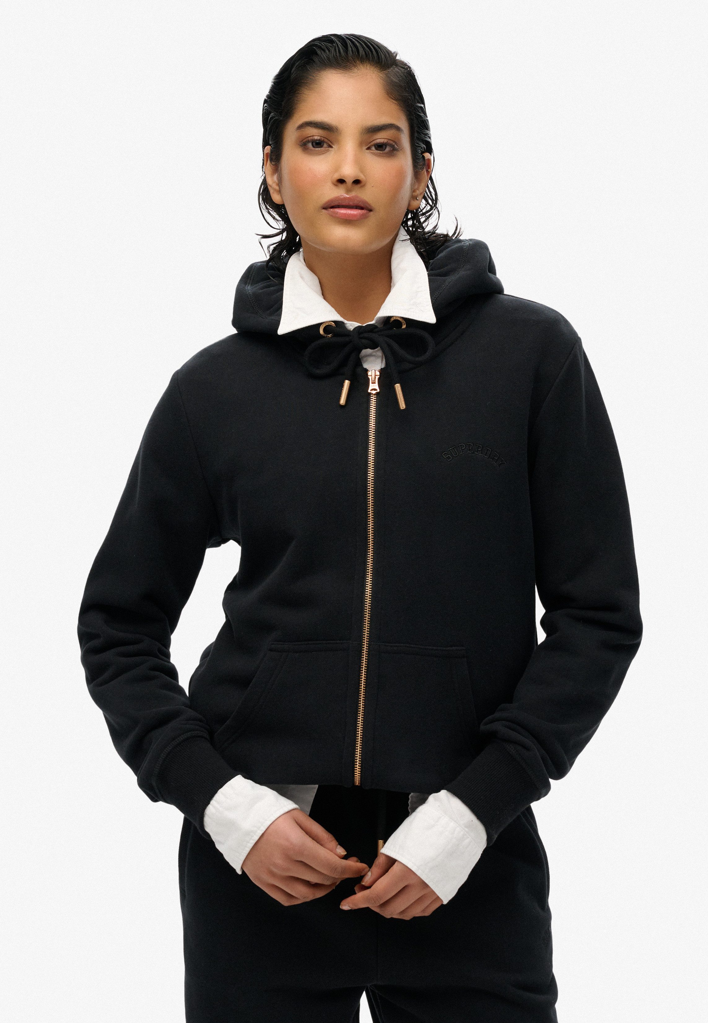 Superdry Kapuzensweatjacke ESSENTIAL LOGO ZIPHOOD HB günstig online kaufen