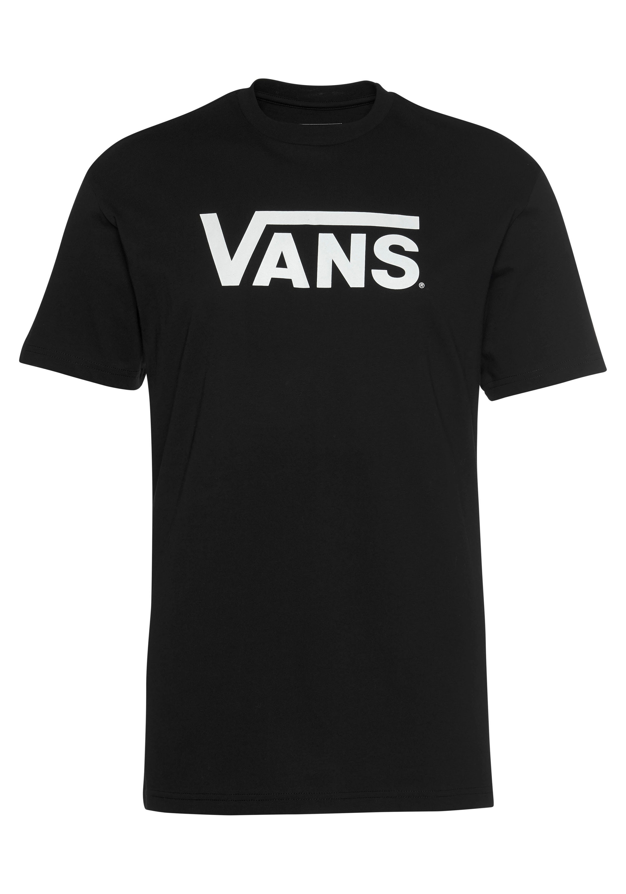 MN T-Shirt großem CLASSIC schwarz VANS Vans mit Logoprint