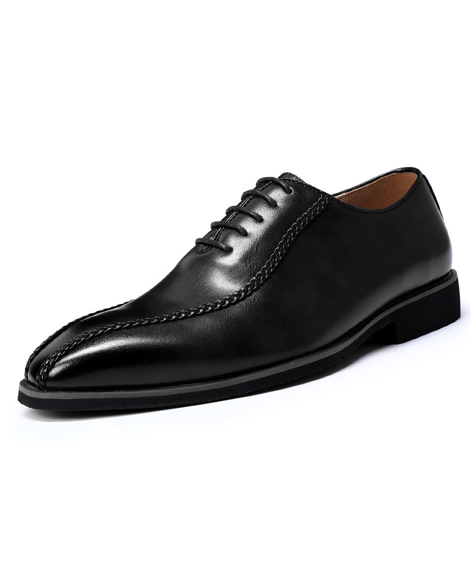 Allthemen Schnürschuh Herren Business-Schnürschuhe Elegant mit Edler Flechtnaht