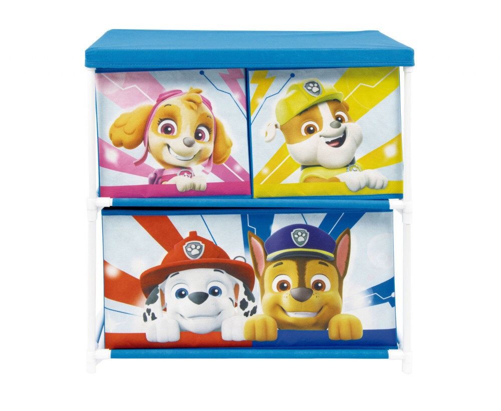Arditex Kinderregal Paw Patrol Spielzeuglagerregal mit 3 Fächern
