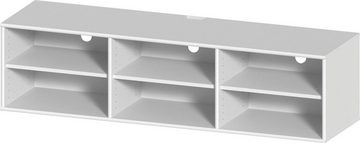 Hammel Furniture TV-Board Mistral Fernsehschrank, Medienmöbel, zwei Türen mit Akustikstoff, 6 Holz Füße, Lowboard: B: 161,5 cm