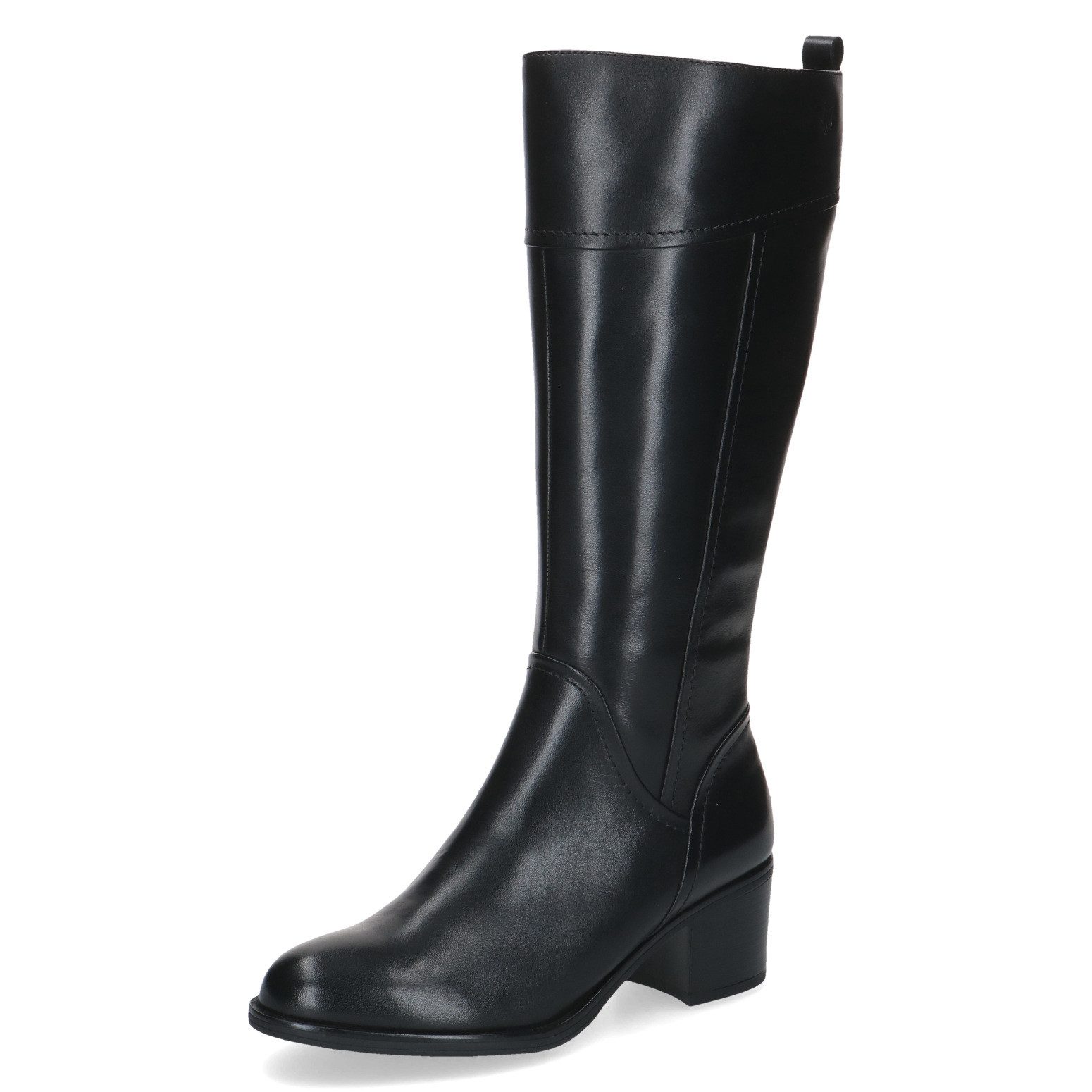 Caprice Stiefel Blockabsatz, Langschaftstiefel mit praktischem Innenreißverschluss