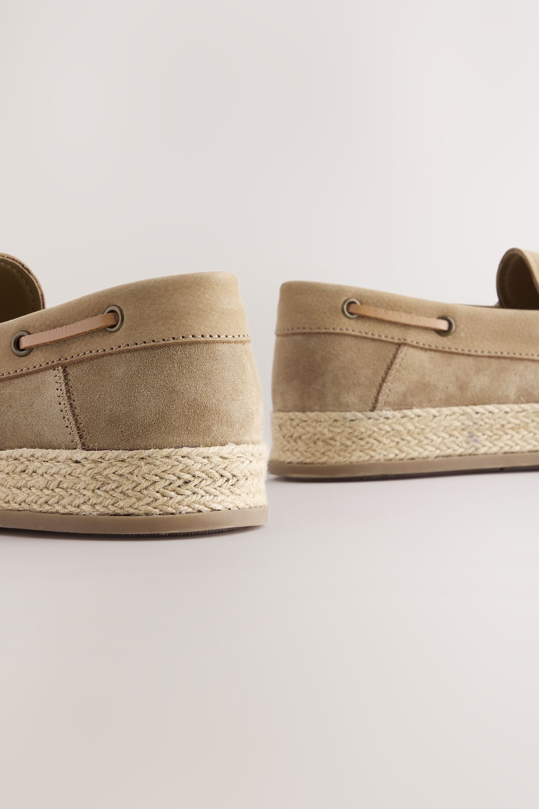 Next Segelschuhe aus Veloursleder mit Jute-Besatz Segelschuh (1-tlg)