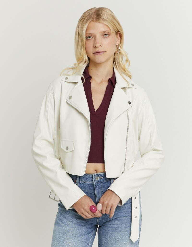 Tally Weijl Lederimitatjacke SJAPUSILOTB aus Lederimitat im Bikerstil günstig online kaufen
