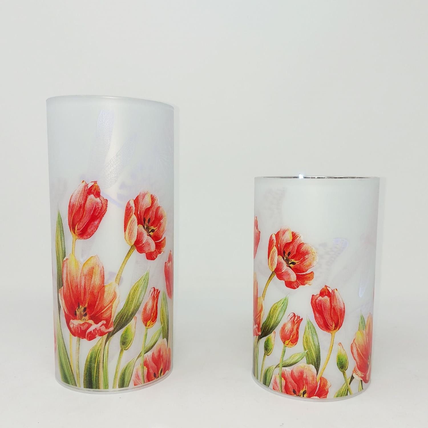 formano LED Tischleuchte Frühlingszeit, LED, mit Timerfunktion, Mehrfarbig, Tulpen, H: 20cm