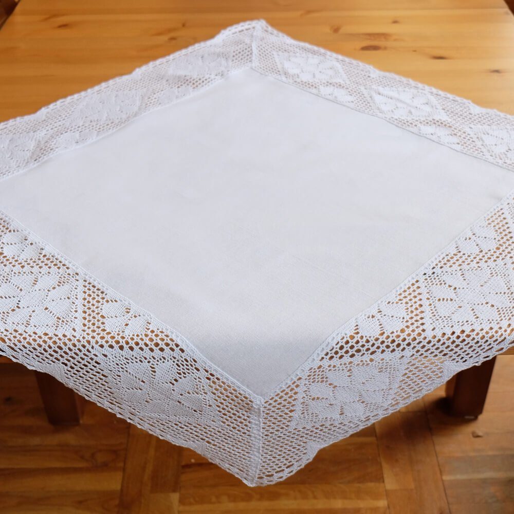 matches21 HOME & HOBBY Tischdecke Tischdecke JANA feine Häkelkante Landhaus günstig online kaufen