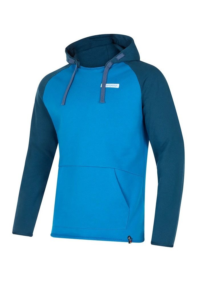 La Sportiva Kapuzenpullover Telendos Hoody (Baumwolle) elektrikblau/stormblau Herren