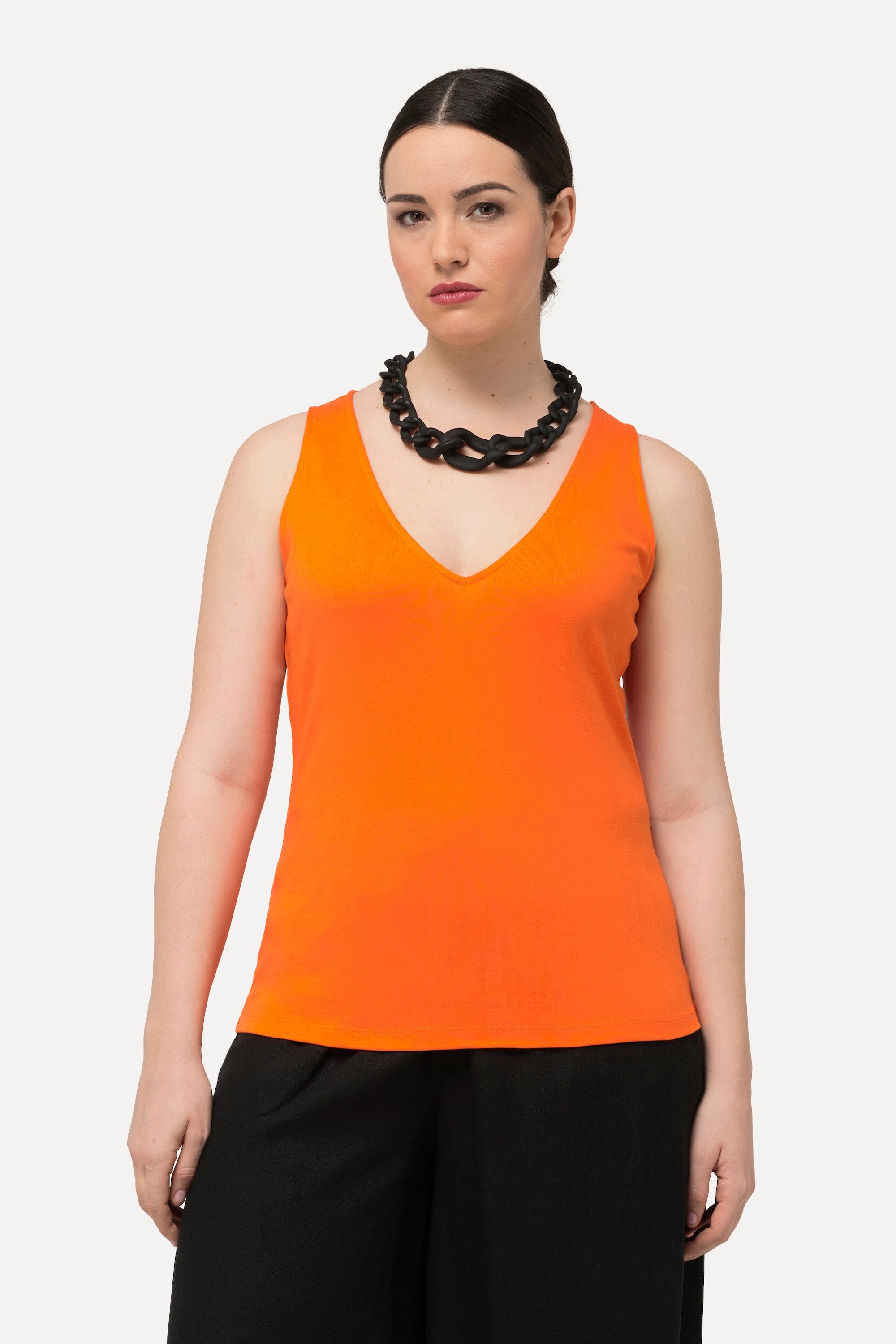 Ulla Popken Longtop Top Rippjersey Slim günstig online kaufen