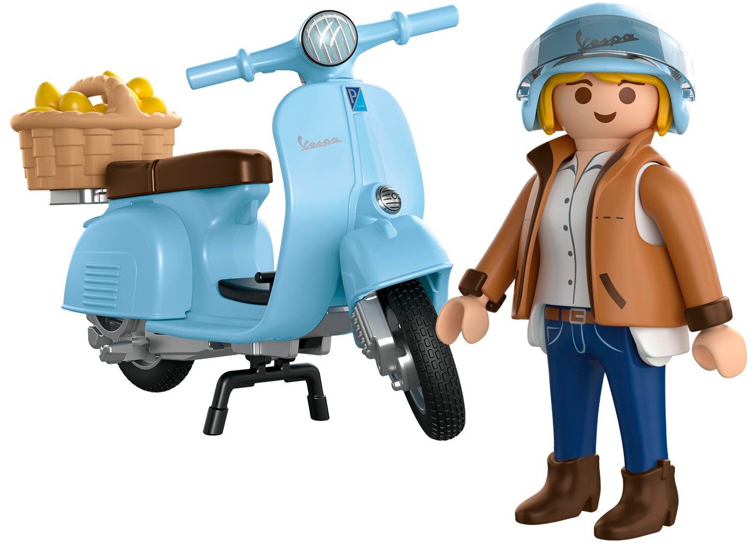 Playmobil® 80 Jahre Vespa: Iconic Style (72284), Vespa Konstruktions-Spielset, (23 St), Made in Europe