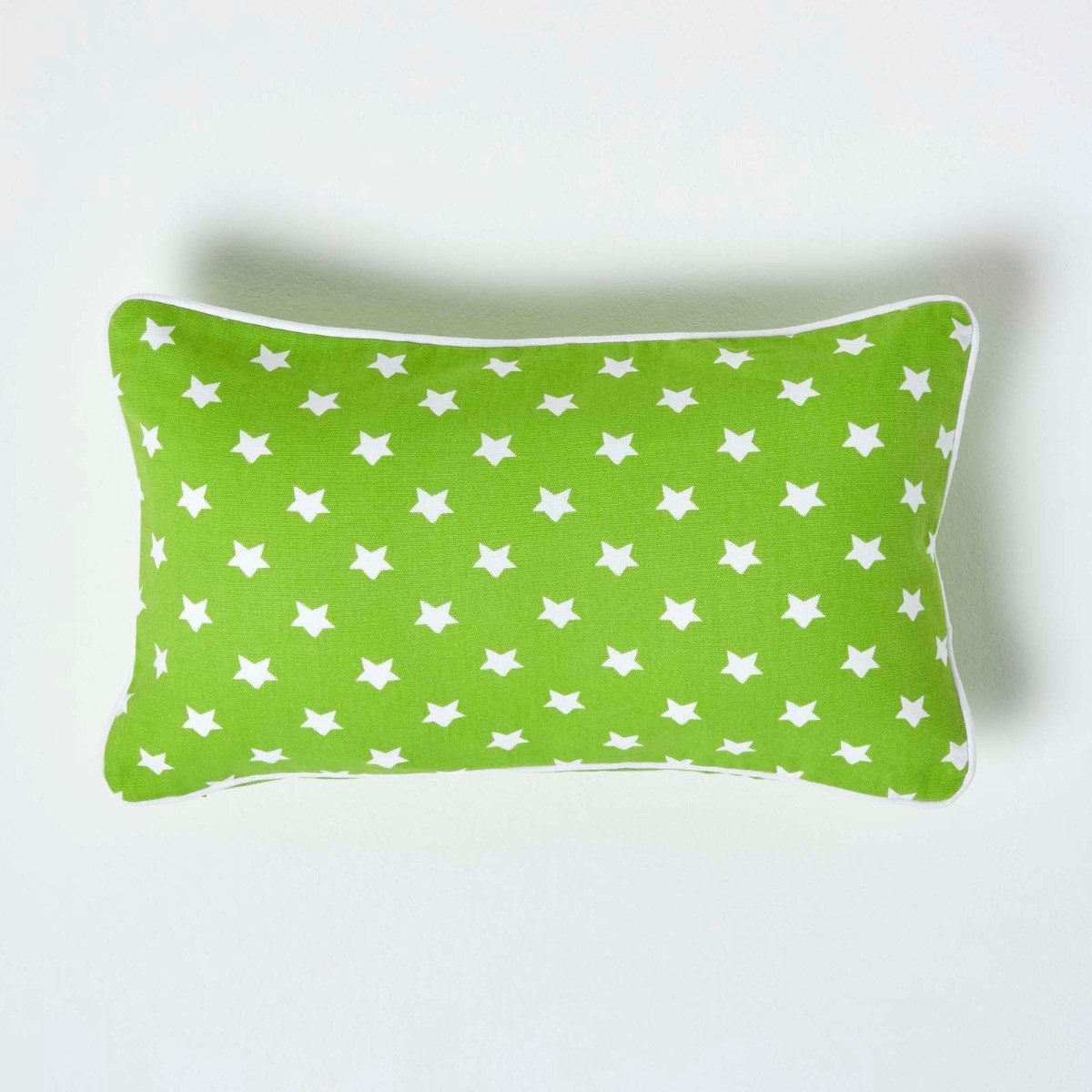 Kissenbezüge Kissenbezug aus Baumwolle mit Sternen, grün, 30 x 50 cm, Homescapes