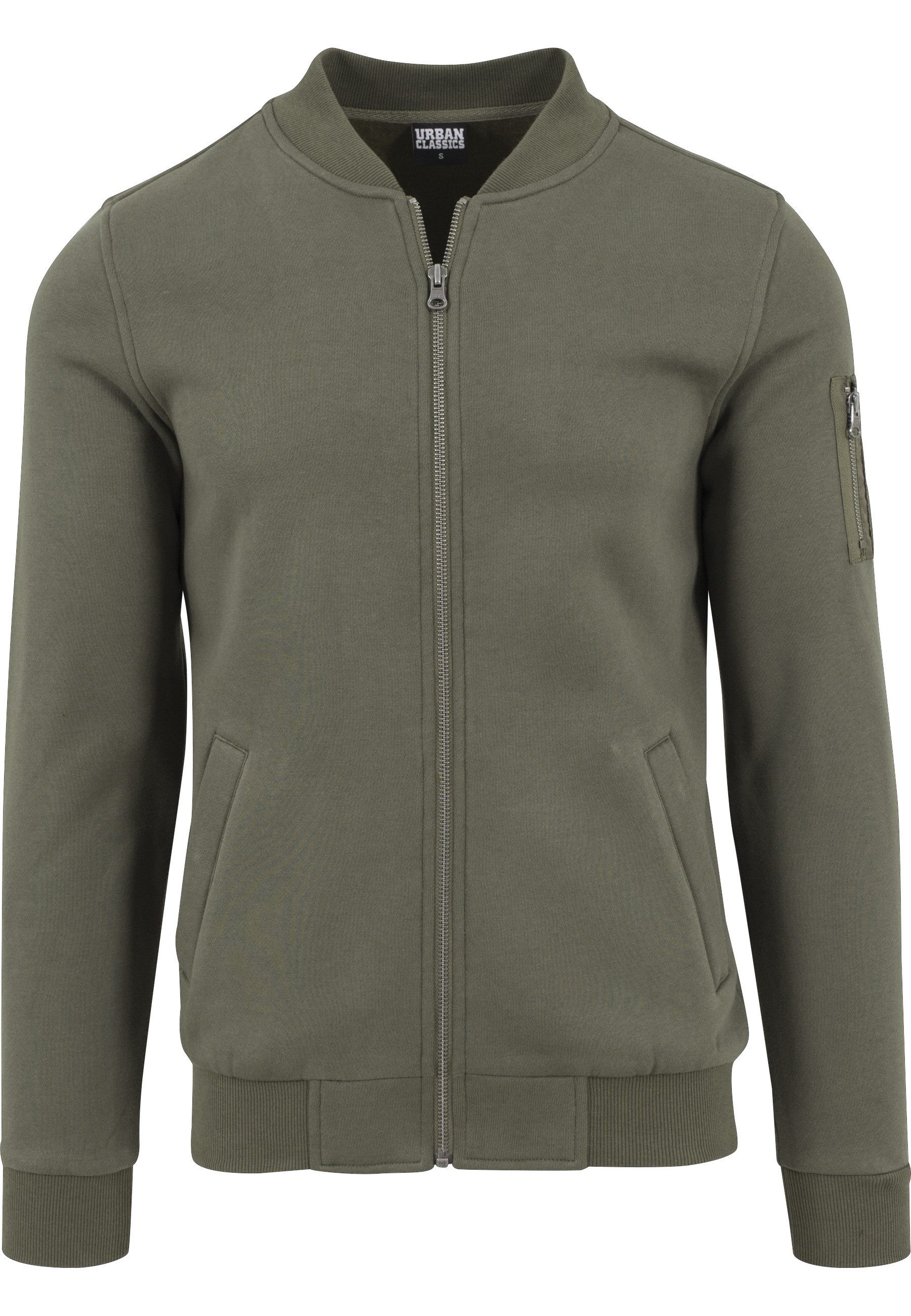 URBAN CLASSICS Anorak Urban Classics Herren Sweat Bomber Jacket (1-St)
