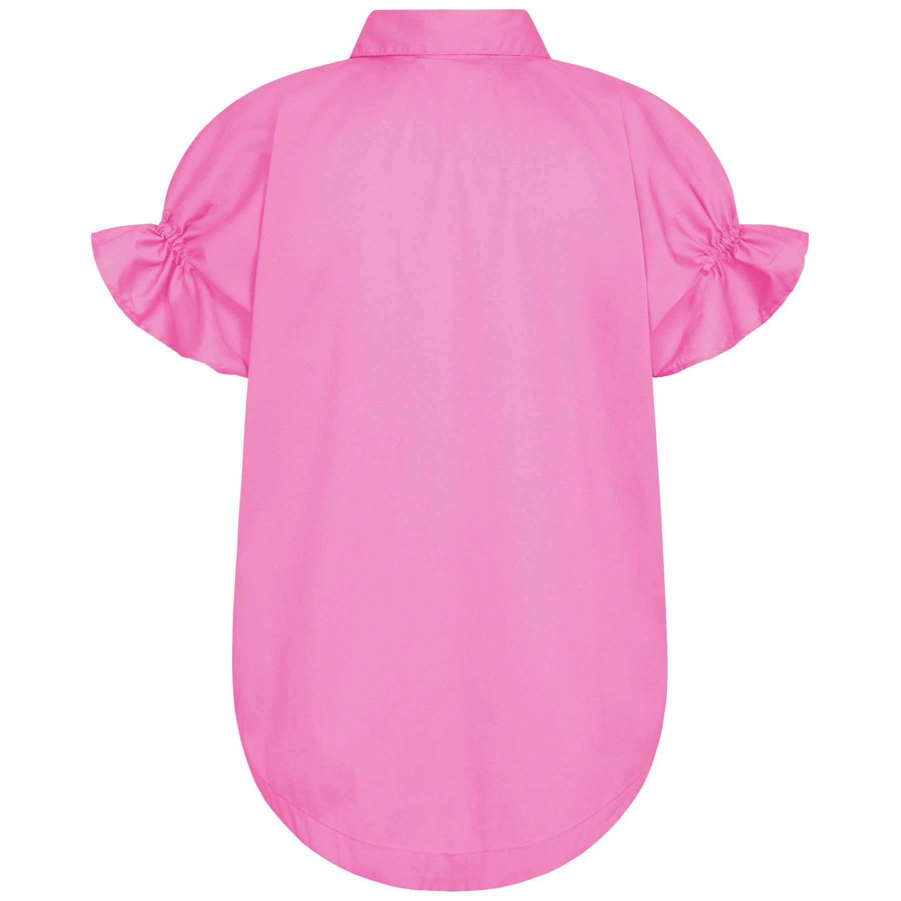 0039 Italy Kurzarmbluse Bluse DERRY FANCY mit Baumwolle