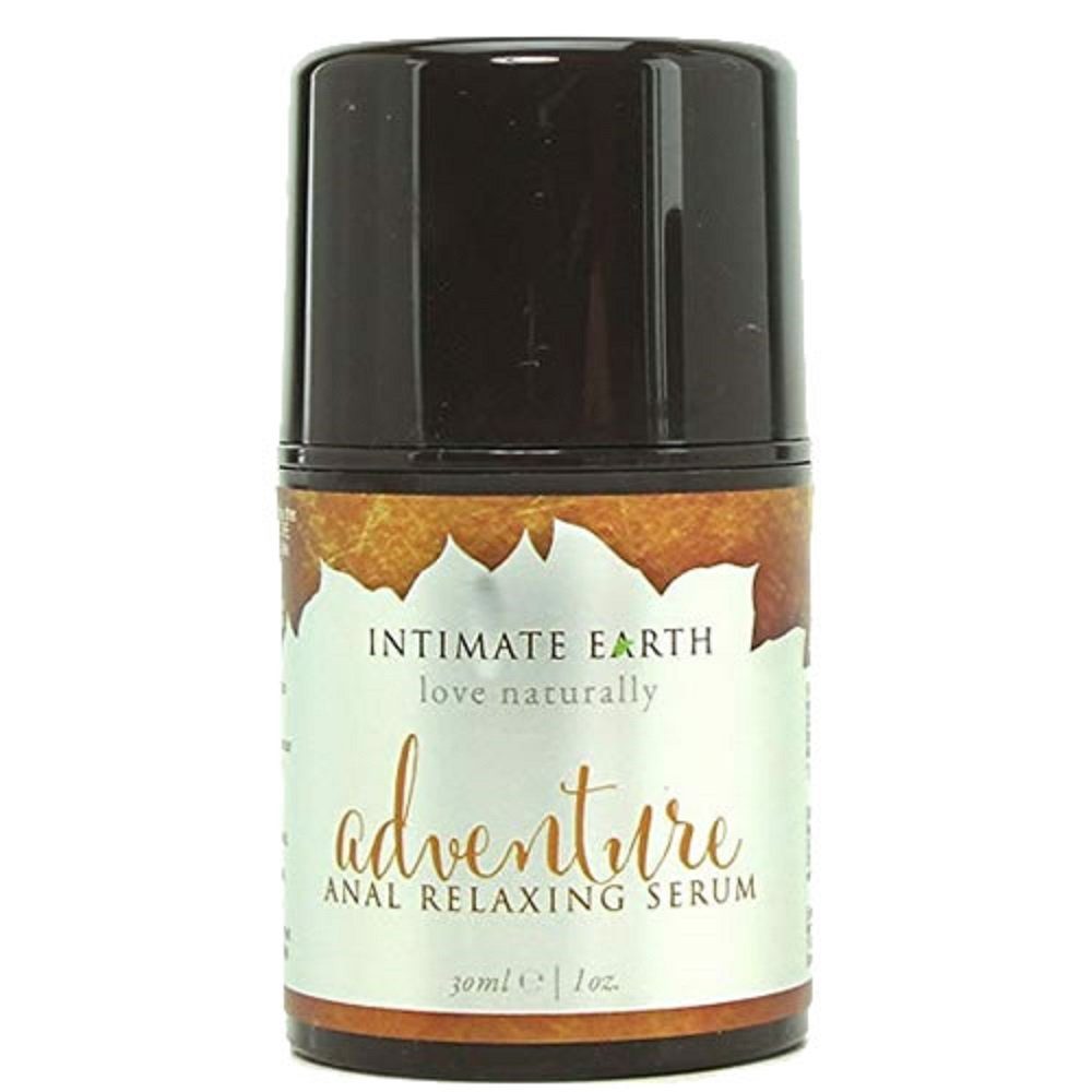 Intimate Earth Analgleitgel Adventure (mit Goji-Beeren-Extrakt und Aloe Vera), Flasche mit 30ml, 1-tlg., veganes und biologisches Anal-Gel - entspannend