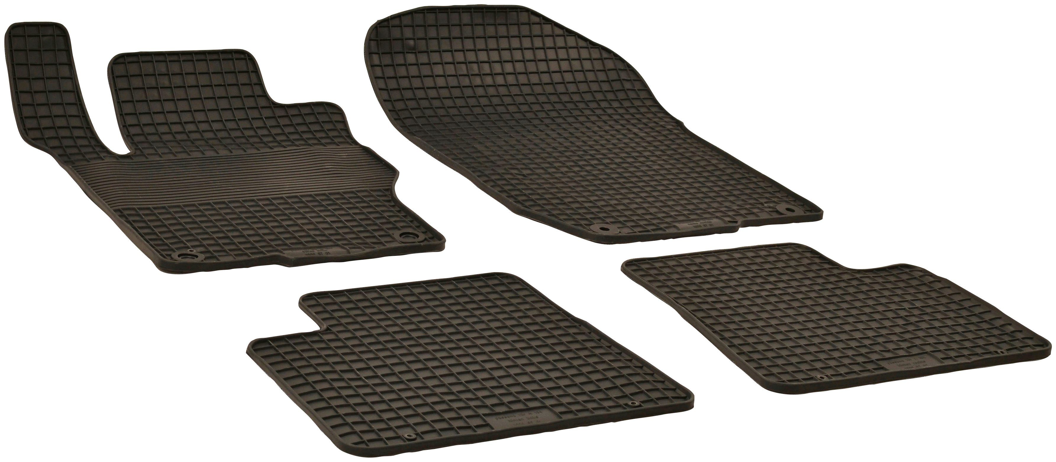WALSER Passform-Fußmatten (4 St), für Mercedes GL, M-Klasse Geländewagen, z.B. für Mercedes-Benz GLE, M-Klasse, GLE Coupe | Automatten