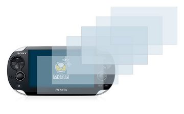 BROTECT Schutzfolie für Sony Playstation PS Vita, Displayschutzfolie, 6 Stück, Folie matt entspiegelt