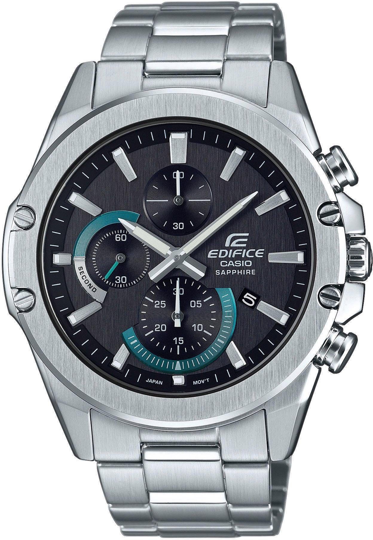 CASIO EDIFICE Chronograph EFR-S567D-1AVUEF, Armbanduhr, Herrenuhr, Datum, bis 10 bar wasserdicht, Saphirglas