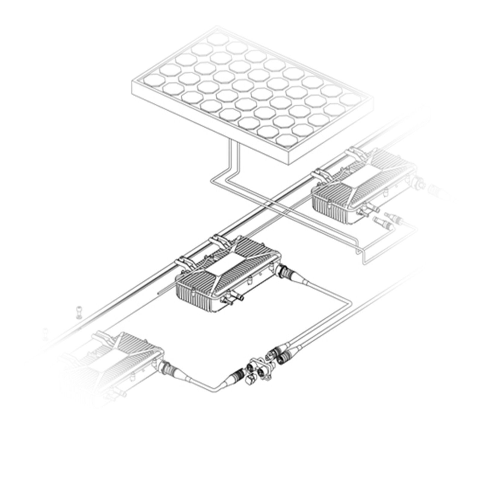 IntentGroup Gartenstecker Verteilerblock dreiadrig Wieland RST20i3 schwarz dreipolig (1-St)