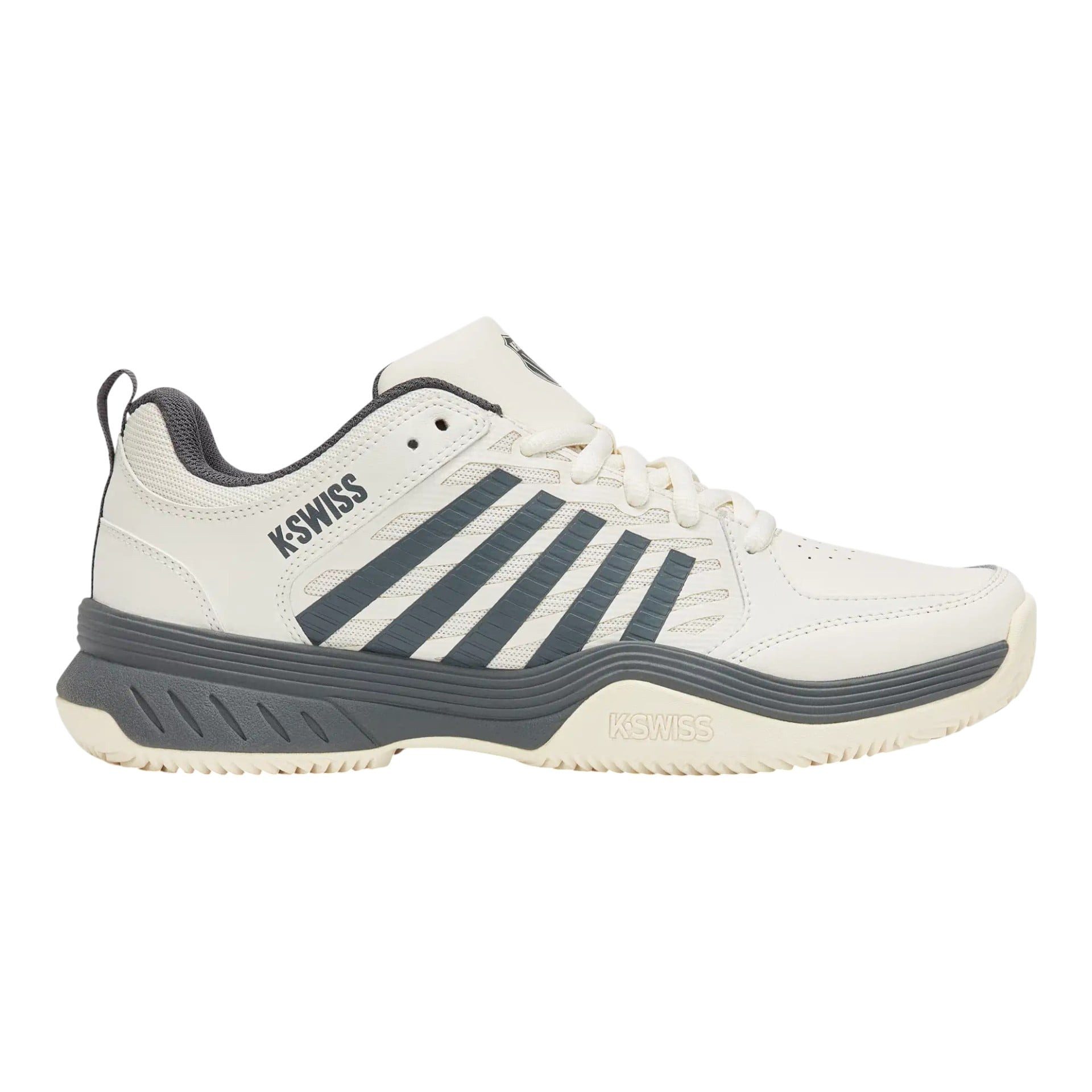 K-Swiss Performance Court Express 2 Clay/Sandplatz 2026 creamweiss/grau Herren Tennisschuh – Bild 3 von 5