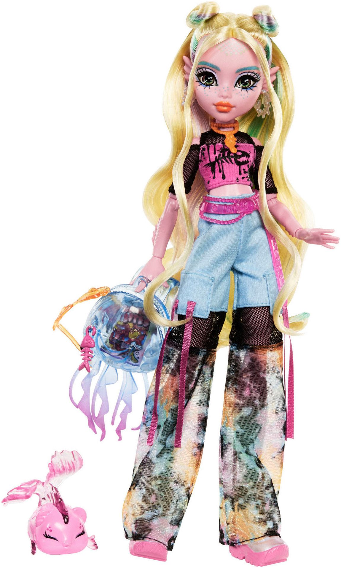 MonsterHigh™ Anziehpuppe Lagoona Blue mit Haustier Neptuna
