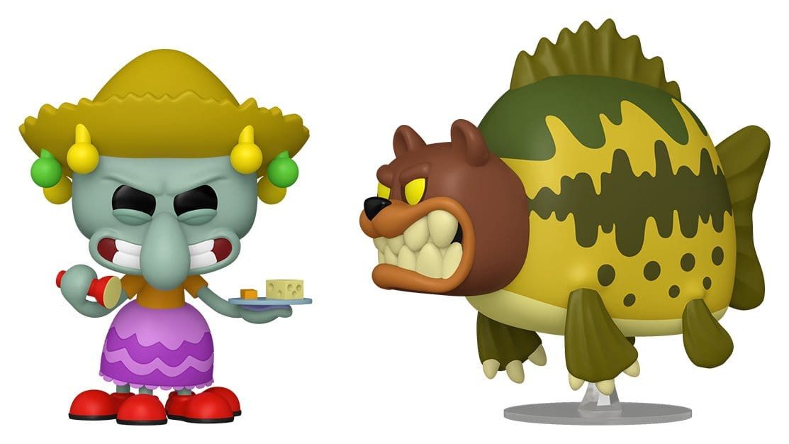 Funko Merchandise-Figur SpongeBob Schwammkopf POP! Animation Vinyl Figur 2er-Pack Squidward &
