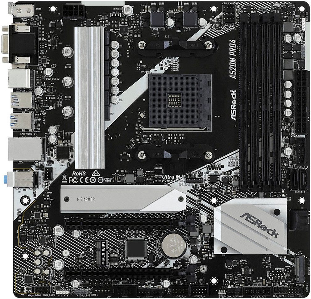 Asrock A520M Pro4 Mainboard