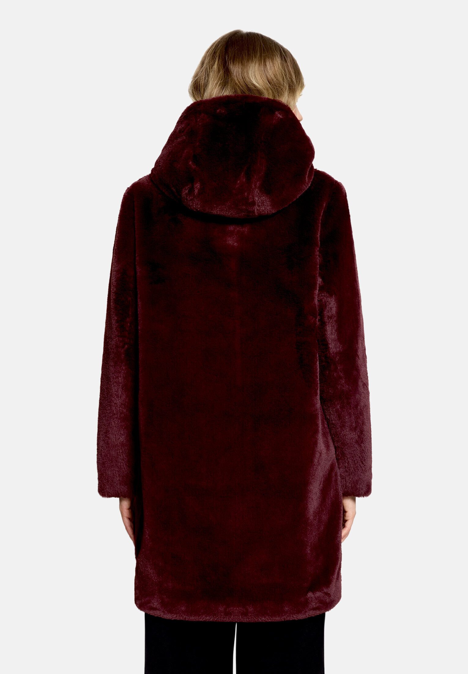 Betty Barclay Plüschjacke Damen mit Kapuze